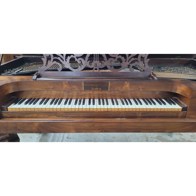 Circa 1860 Solid Rosewood Large Square Piano For Sale In Philadelphia - Image 6 of 17