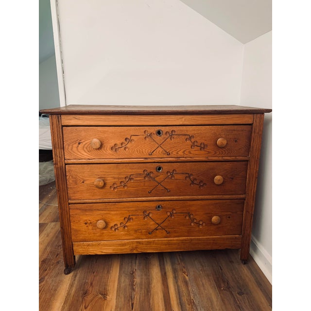 Charming Antique Eastlake Dresser Chest Sideboard Bar For Sale - Image 4 of 12