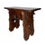 Rustic Hand-Carved Walnut Stool, 1910 For Sale - Image 13 of 13