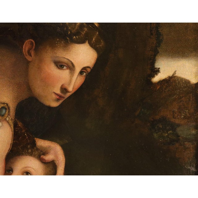 Camillo Boccaccino, Nude, Venus Cupid Boccaccino, 17th Century, Oil Painting on Canvas, Framed For Sale - Image 11 of 16