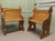 Gold Arts and Crafts Hall Chairs in the style of Pugin, 1880, Set of 2 For Sale - Image 8 of 10