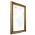 Gold Seven Years Wall Mirror with Gold-Plated Wooden Frame by Barberini & Gunnell For Sale - Image 8 of 8