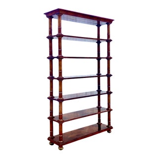 Vintage Regency Inlay Etagere For Sale