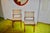 Beige Vintage Side Chairs by Jens Risom, 1950, Set of 2 For Sale - Image 8 of 8