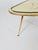 Metal Mid-Century German Tripod Glass & Brass Coffee Table ffrom Ilse Möbel, 1950s For Sale - Image 7 of 11