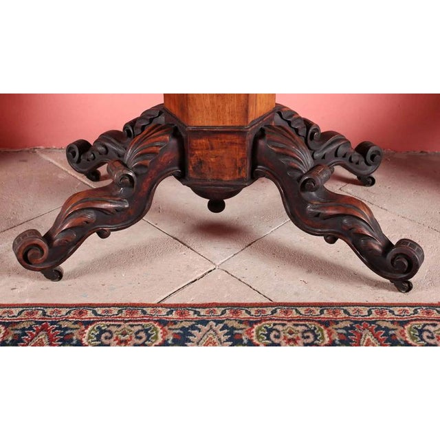 Flower Table with Marble Top For Sale - Image 4 of 7