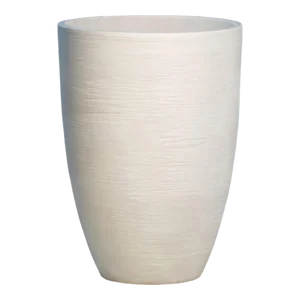White Composite Planter Pot Medium