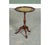 Vintage Green Leather Side Table with Tripod Feet For Sale - Image 4 of 13