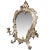 Antique French Silvered Bronze Table Mirror With Candle Holders, Circa 1850 For Sale