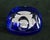 Blue Cristal D’Albret Crystal Paper Weight Vintage France John James Audubon Glass For Sale - Image 8 of 18