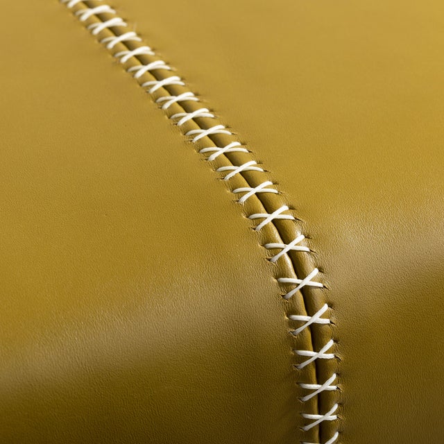 Olive Green Leather Bench Chairish