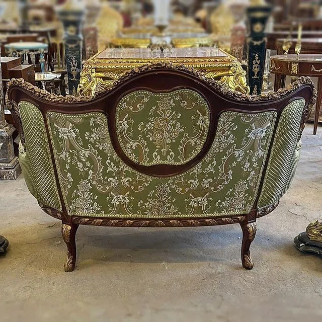 【中古】 The Green Child/CAPUCHIN CLASSICS/Graham Greene Rare Vintage Kid's Rocking Chair Lemon Lime Damask Cover
