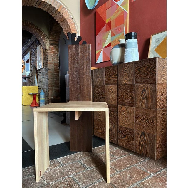 Not Yet Made - Made To Order Cimabue Wengè Chair by Ferdinando Meccani for Meccani Design For Sale - Image 5 of 7