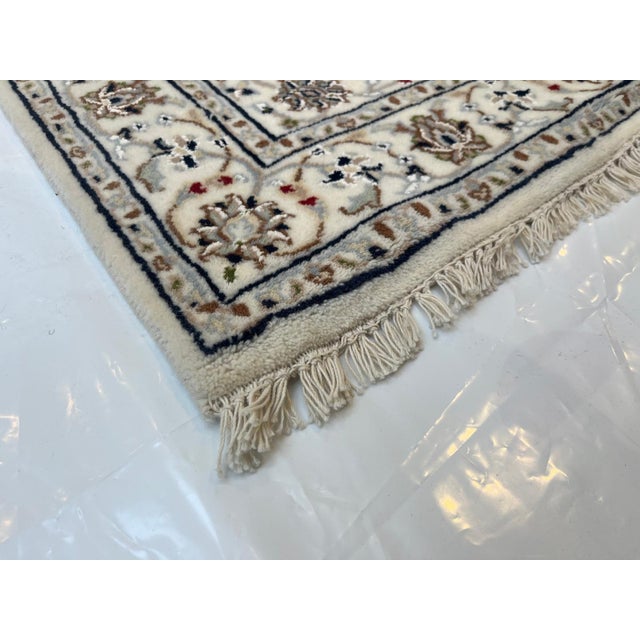 Indo Persian Nain , 2'9" X 14' For Sale In New York - Image 6 of 6