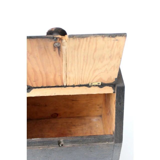 Wood Antique Boot Shine Box For Sale - Image 7 of 8