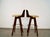 Wood 1960’s Mid-Century Modern Walnut & Leather Bar Stools - A Pair For Sale - Image 7 of 12