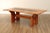 Studio Custom Crafted Slate Top Cherry Trestle Dining Table For Sale - Image 10 of 13