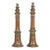 Pair of Antique Copper Tibetan Horns or Dungchen For Sale