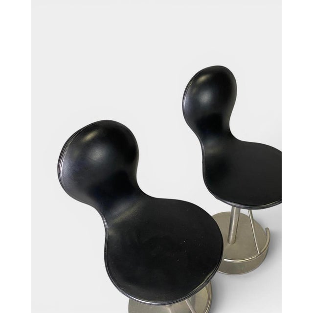 Mid-Century Modern Vintage Bar Stools by Olav Eldrøy for Varier Furniture, 1990s, Set of 4 For Sale - Image 3 of 7