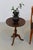 Danish Round Tripod Side Table in Stained Oak by Anton Kildeberg, 1960s For Sale - Image 11 of 18