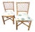 Vintage Bamboo Side Chairs - A Pair For Sale