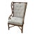 Natural Rattan Wingback Watson Chair, Upholstered, 2 Available For Sale