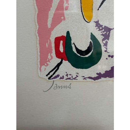 Mid 20th Century "Janus" by Alfonso Ossorio Signed and Numbered Screenprint For Sale - Image 4 of 11