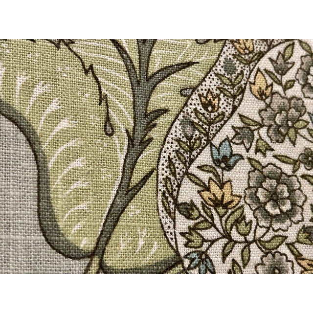 1940’s Queen Anne Mahogany Upholstered Footstool or Bench With Storage Compartment For Sale - Image 9 of 11