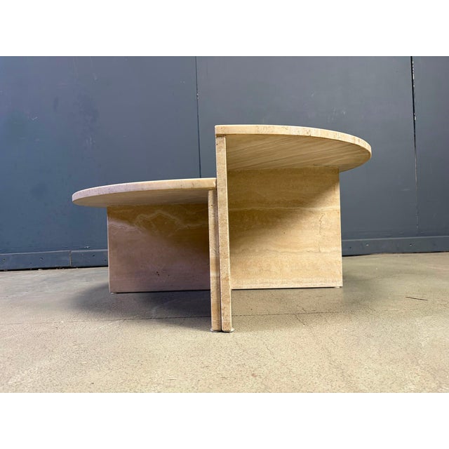 Vintage Travertine Coffee Table, 1970s For Sale - Image 6 of 9