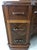Art Deco Vanity With 8 Dovetailed Drawers and Round Mounted Mirror For Sale - Image 14 of 18