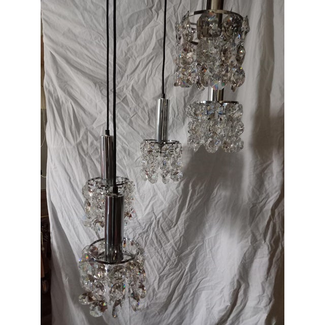 Lead Crystal Cascade Lamp from Bakalowits & Söhne, 1970s For Sale - Image 15 of 18