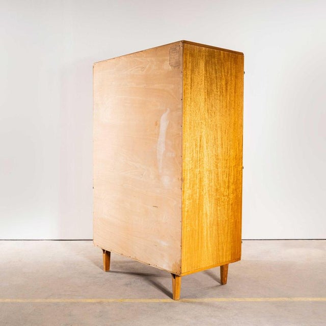 Mid-Century Blonde Birch Wardrobe, 1960s For Sale - Image 8 of 12