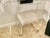 Plastic 1960s Lucite Waterfall Vanity Stool For Sale - Image 7 of 7