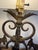 Forged Iron Table Lamp in Antique Finish For Sale - Image 4 of 10
