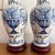 1990s 1990s Blue and White Floral Lamp Pair For Sale - Image 5 of 9