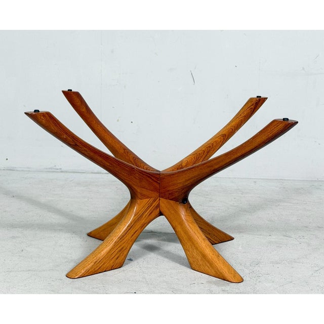 Wood Vintage Danish Coffee Table by Illum Wikkelsø for Niels Eilersen, 1970s For Sale - Image 7 of 12