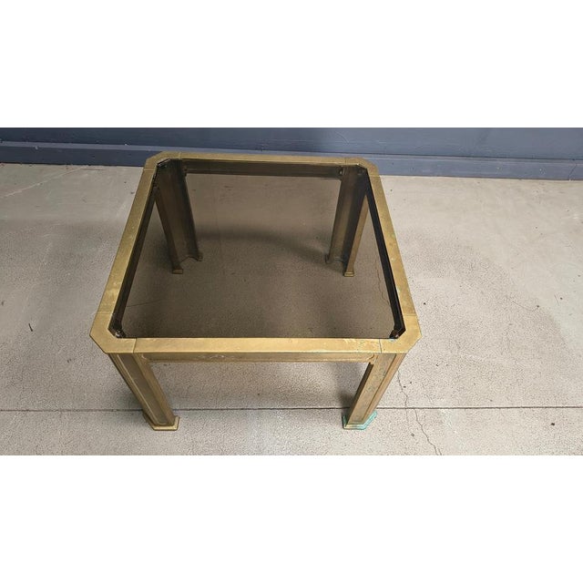 Brutalist Cast Bronze Side Tables from Peter Van Heeck, 1970s For Sale - Image 12 of 13