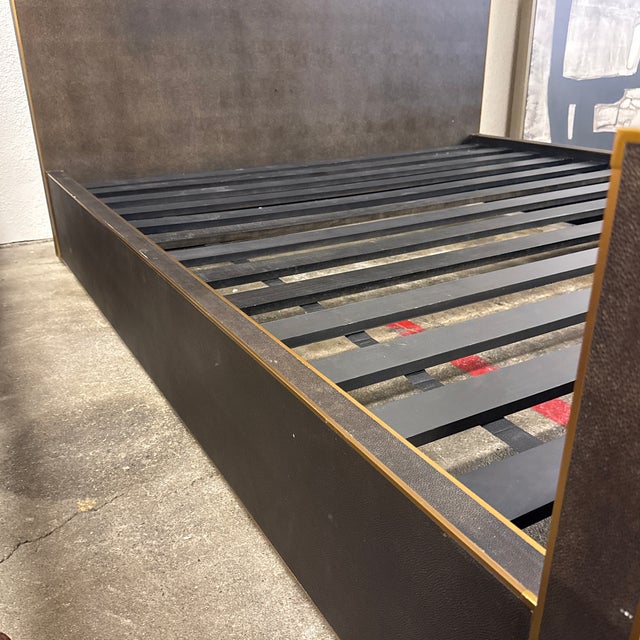 California King Van Thiel & Co. For Restoration Hardware Smythson Platform Bed For Sale - Image 12 of 12