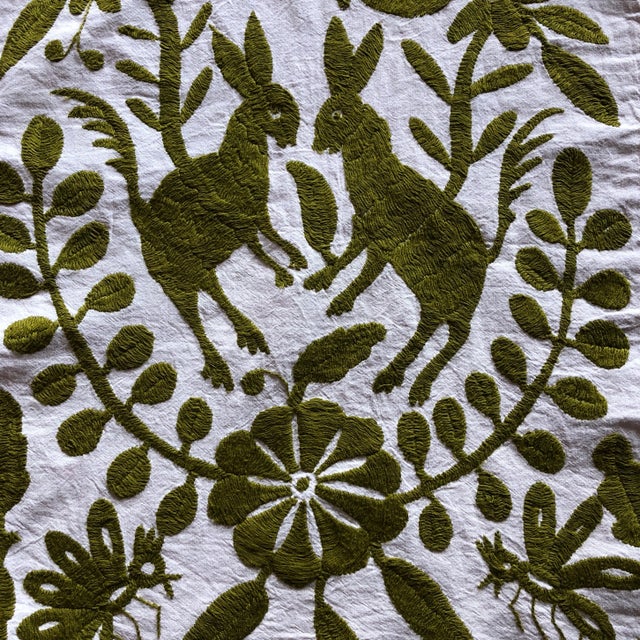 Stunning long hand embroidered table runner, perfect for the interior designer. Would look great on any table. The table...