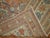 20th Century Camel Orange Blue Color Persian Open Medallion Room Size Rug For Sale In New York - Image 6 of 6