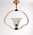 Metal Art Deco Pendant Light from Barovier & Toso, 1940s For Sale - Image 7 of 8