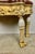 Italian Painted and Parcel Gilt Leather Bench For Sale - Image 11 of 14