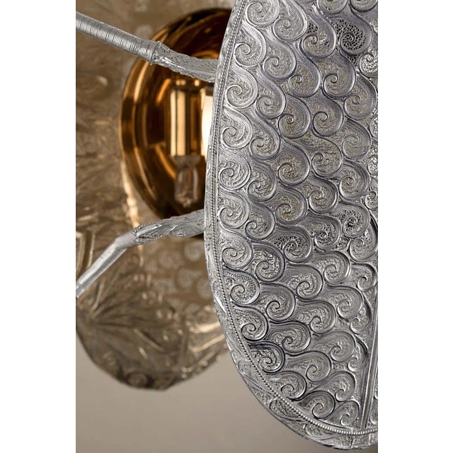 Sconce In Gold-plated Brass For Sale - Image 6 of 7