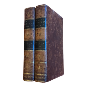 Antique 18th Century Fine Leather Bindings - Samuel Butler. Esq. "Hudibras" Books From Hugh Walpole's Library at Brackenburn - 2 Volumes