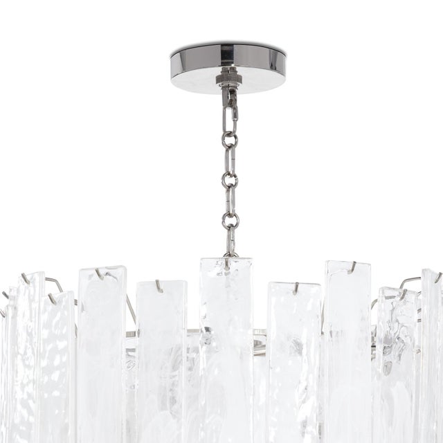 2020s Regina Andrew Glacier Water Glass Chandelier, Small For Sale - Image 5 of 8