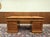 Large English Desk with Brown Leather For Sale - Image 3 of 18