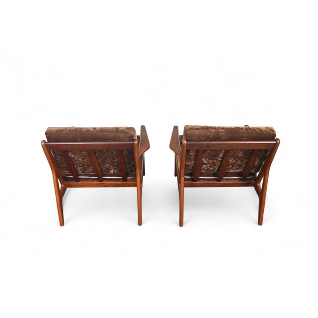 Mid 20th Century Pair of Arne Vodder for Vamo Lounge Chairs in Teak For Sale - Image 13 of 15