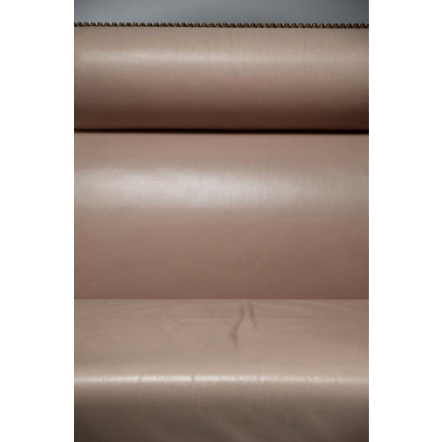 Beige Postmodern Neo Eclectic Wood and Leather Lounge Chair from Busnelli, 1983 For Sale - Image 8 of 15