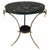 French Empire Style Side Table with Gilt Bronze Base and Green Marble Top, 1970s For Sale - Image 12 of 12