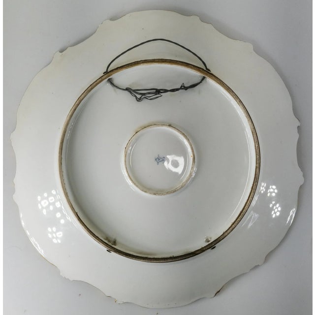 French Sevres Porcelain Wall Plaque Signed Armand For Sale - Image 11 of 13